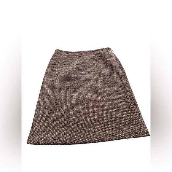 Anne Klein Elegant Brown Midi Skirt - Picture 1 of 6